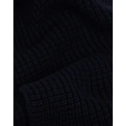 Uld Logo Patch Strik Tørklæde