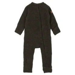 Ulddragt i mørkebrun