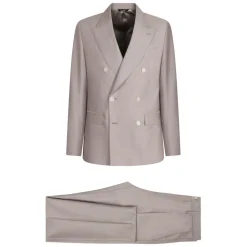 Ulddragt med silkejakke