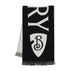 Uldtørklæde med logo med bogstaver