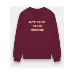 Urban Slogan Sweatshirt i Vin