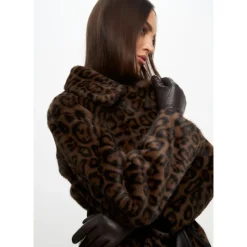 Vendbar Lang Vinter Faux Fur Frakke