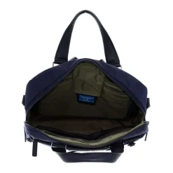 Vertikal Laptop og iPad Taske Blå Unisex