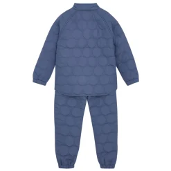 Vintage Indigo Termosæt med Cirkelmønster