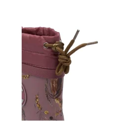 Vintergummistøvler AOP - Rose Brown