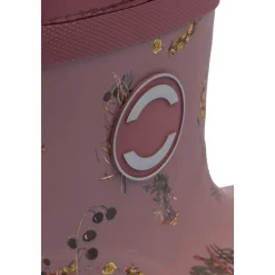 Vintergummistøvler AOP - Rose Brown