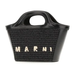 Vævet Håndtaske i Bomuld og Nylon