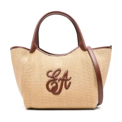 Vævet Strå Medium Shopper Taske