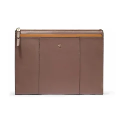 Women's leather clutch for iPad®