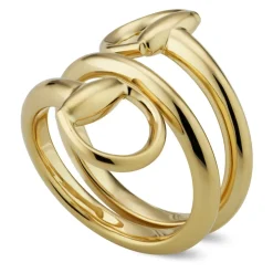 YBC837799001 - Horsebit Ring i gult guld